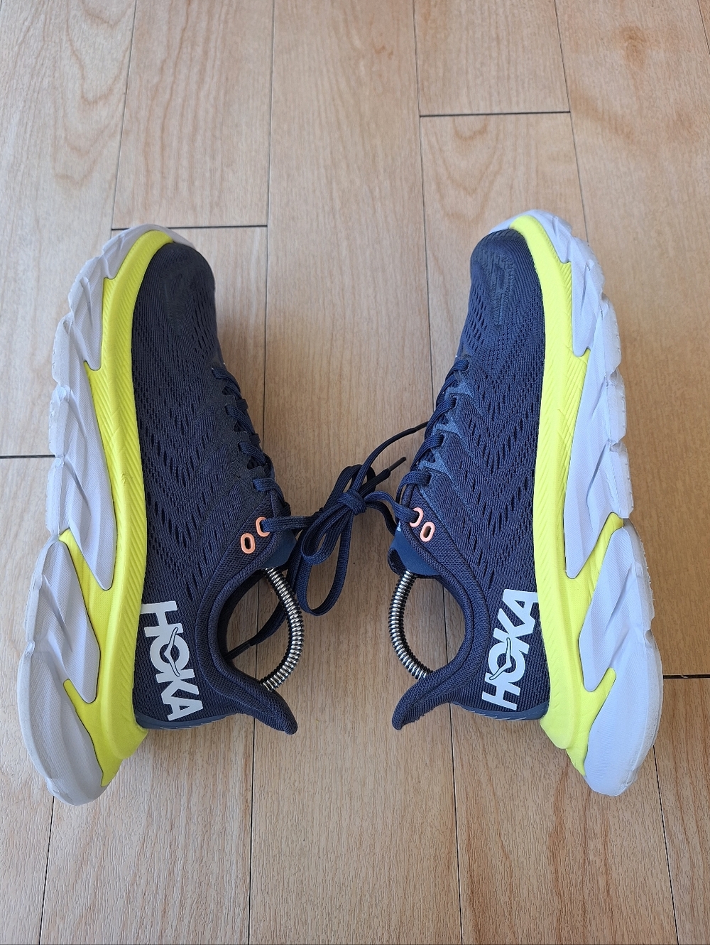 Hoka Clifton Edge Moonlit Ocean Navy Blue Sneakers Shoes Women Size 6.5 - Picture 7 of 12